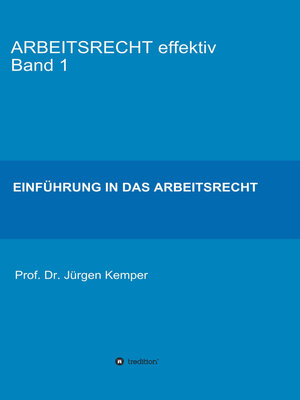 cover image of ARBEITSRECHT effektiv Band 1